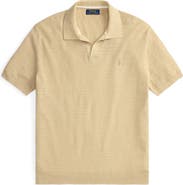Polo Ralph Lauren Textured Seed Stitch Cotton & Linen Polo