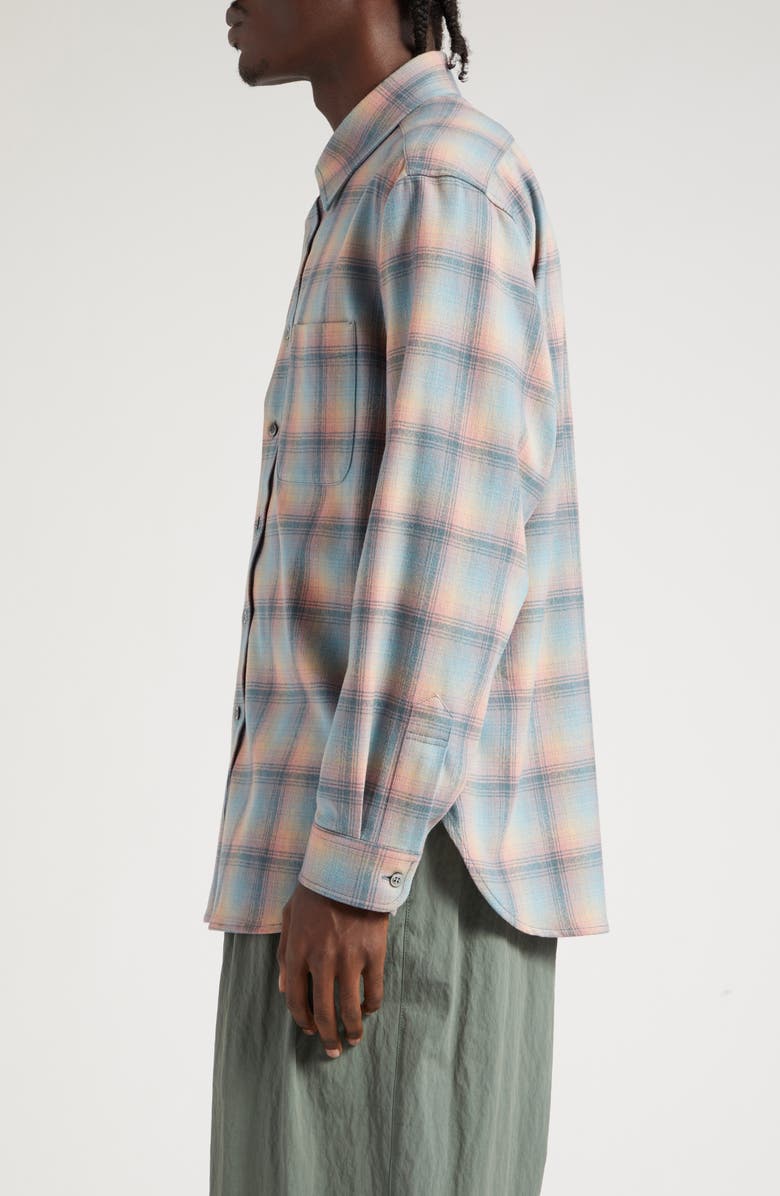 Maison Margiela x Pendleton Classic Plaid Wool Shirt, Alternate, color,