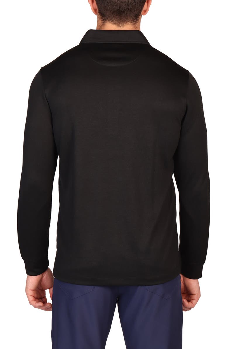 TailorByrd Long Sleeve Polo, Alternate, color, Black
