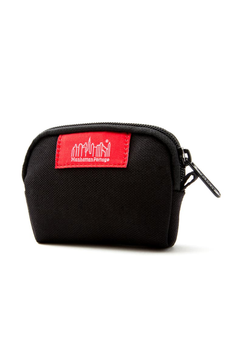 Manhattan Portage Coin Purse W/Divider, Main, color, Black