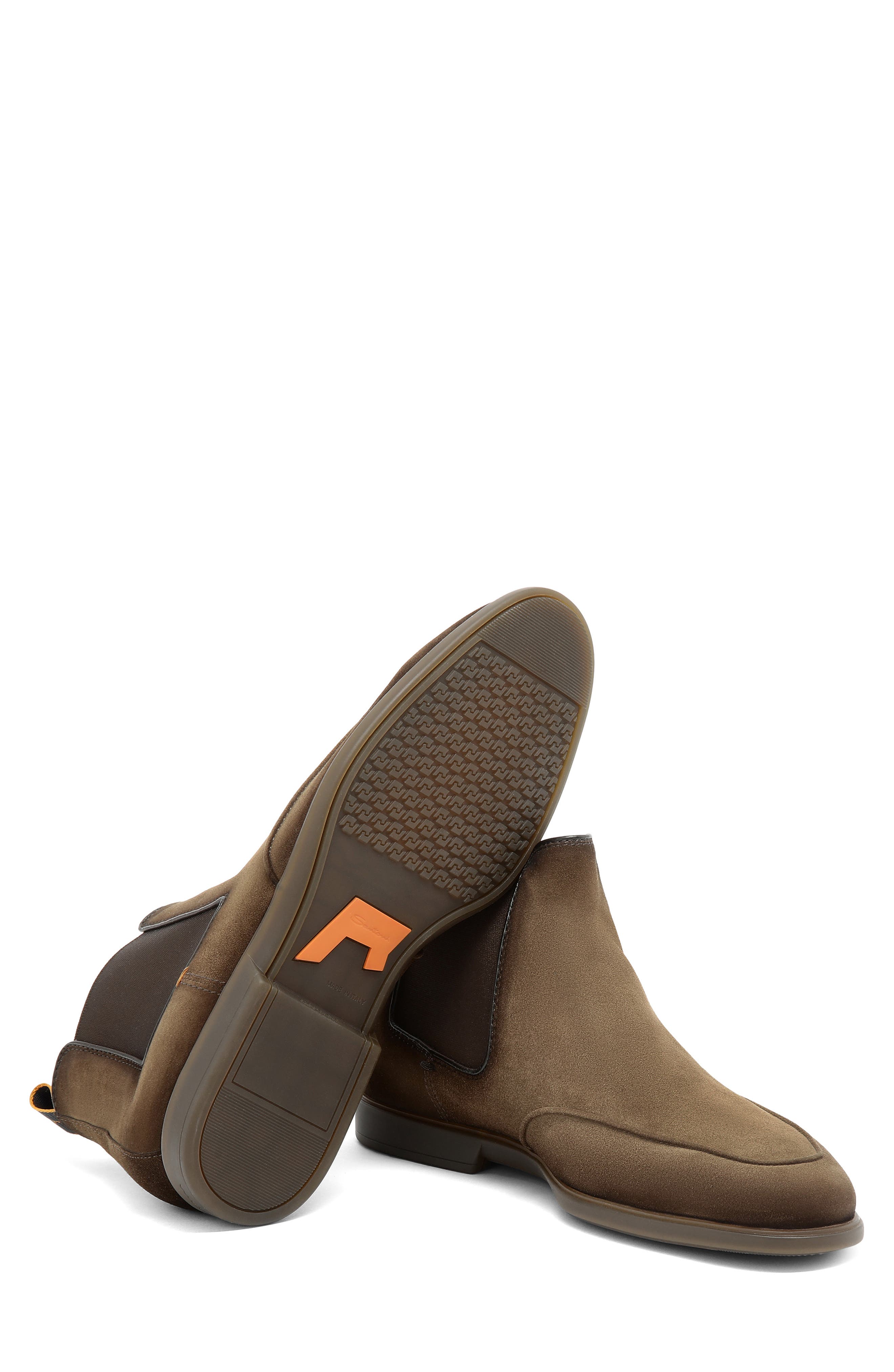 Santoni Claw Chelsea Boot, Alternate, color, Brown