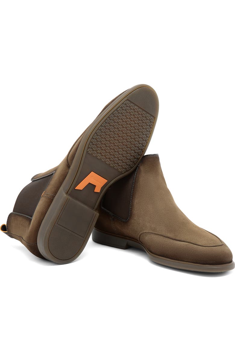 Santoni Claw Chelsea Boot, Alternate, color, Brown