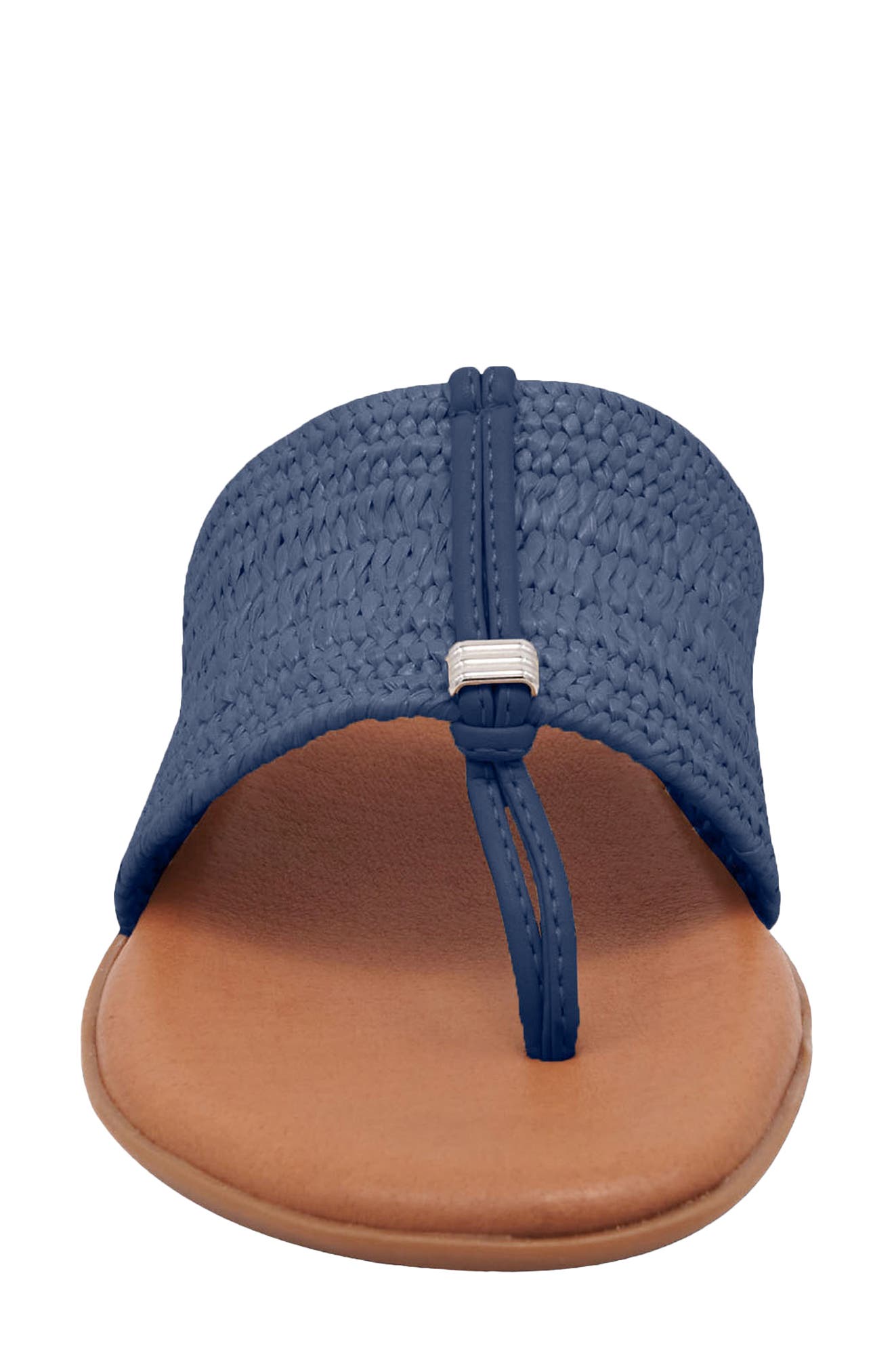 Nice Featherweight Woven Flip Flop, Alternate, color, NAVY