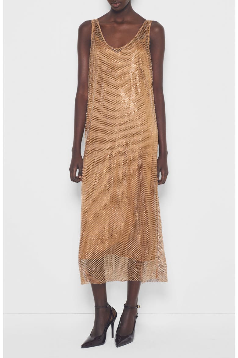 Nadine Dress, Main, color, Rose Gold
