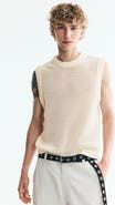 H&M Regular-fit Open-knit Sweater Vest