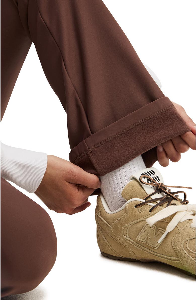 COTTON ON BODY Women's Active Fleece Lined Flare, Alternate, color, Deep Taupe All Spice Deep