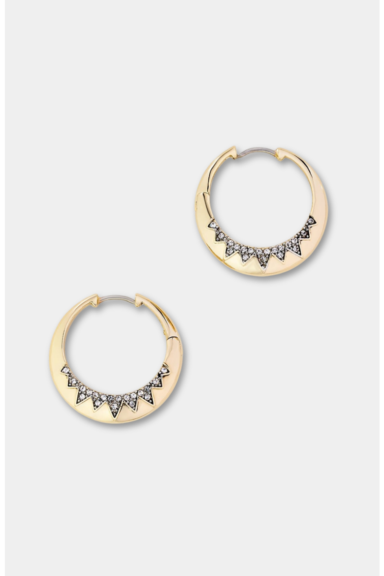 Sol Hoop Earrings, Main, color, Gold