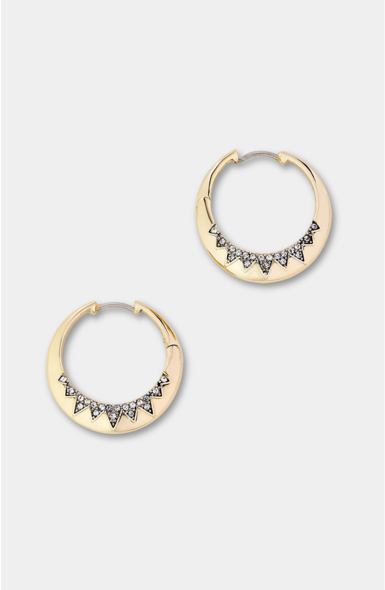 Stella & Dot Sol Hoop Earrings, Main, color, Gold