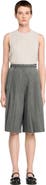 SANDRO Pleated long shorts