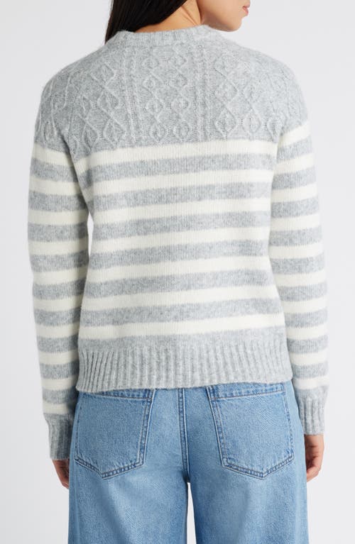 CASLON CASLON® STRIPE CREWNECK SWEATER