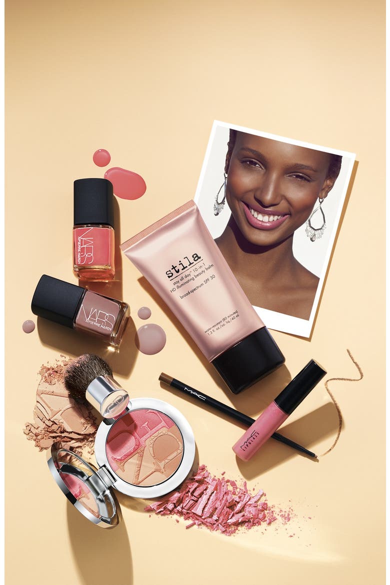 'Nude Tan Paradise' Blush & Bronzer Duo, Alternate, color, PINK GLOW 1