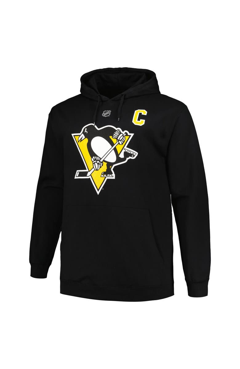 PROFILE Men's Mitchell & Ness Mario Lemieux Black Pittsburgh Penguins Name & Number Pullover Hoodie, Alternate, color, Black