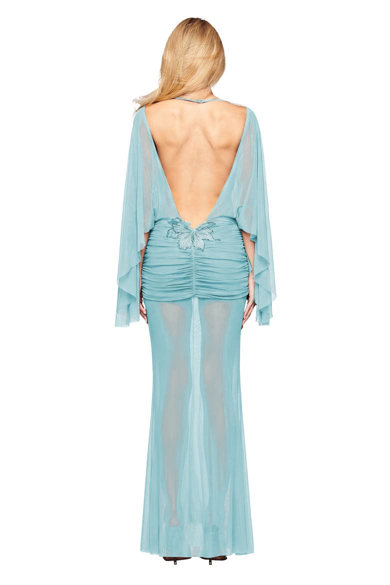 Elaria Maxi Dress, Alternate, color, BLUE