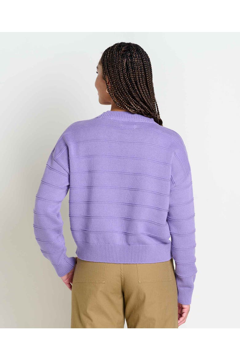 Bianca II Crew Sweater, Alternate, color, Pansy