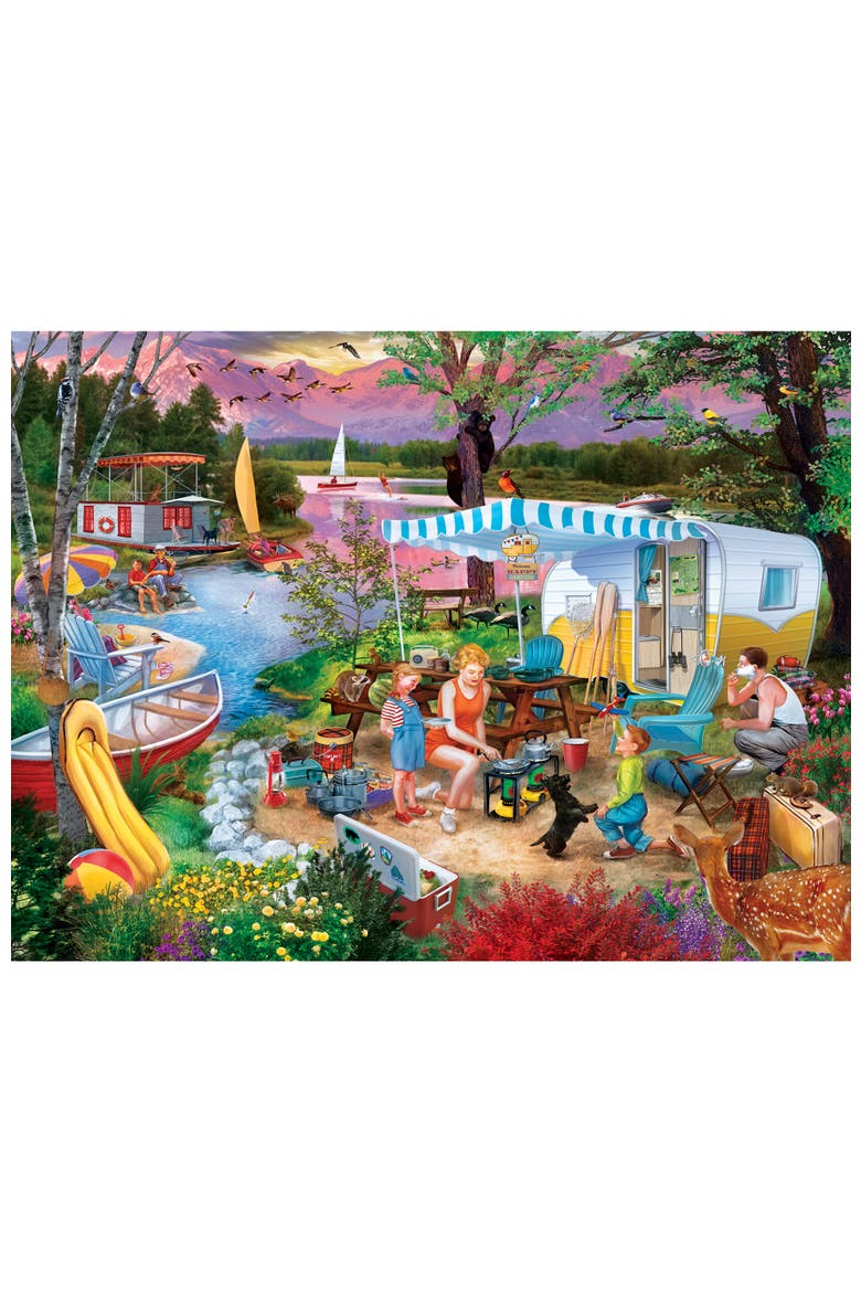 Leisure Lake 300 Piece Jigsaw Puzzle, Alternate, color, Multicolor