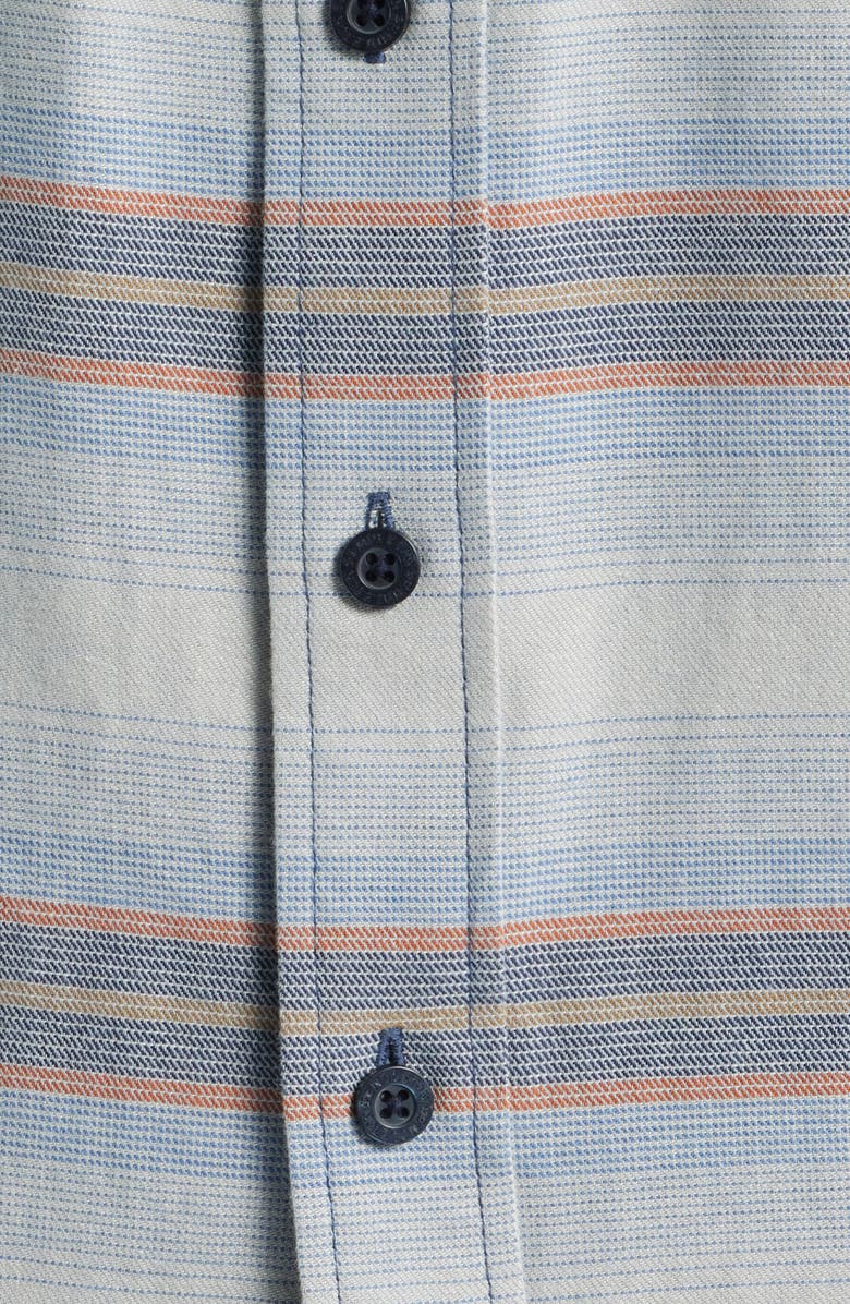 Pendleton Beach Shack Stripe Brushed Cotton Button-Up Shirt, Alternate, color, Blue Stripe