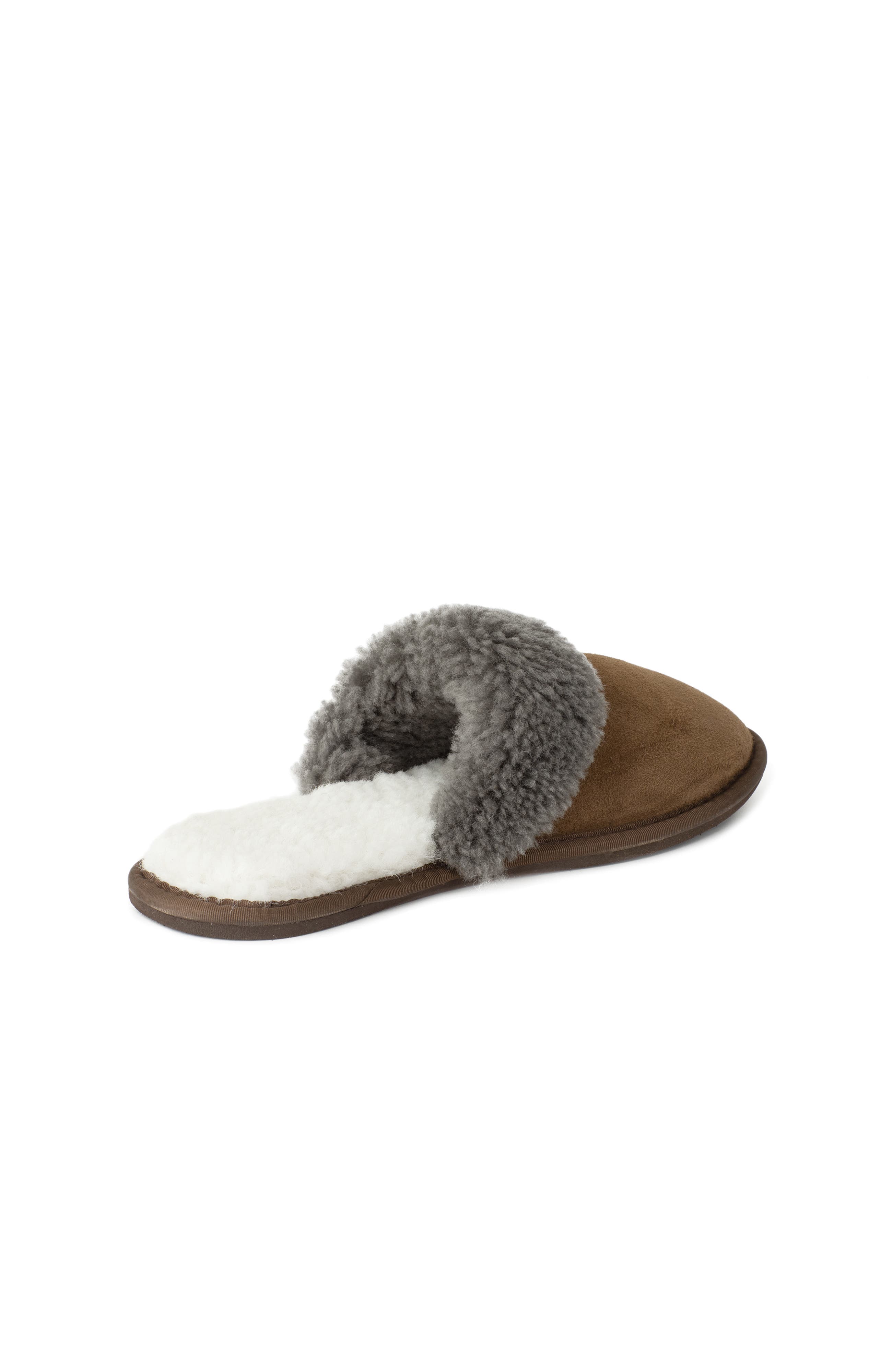British Shearling Mules, Alternate, color, KHAKI