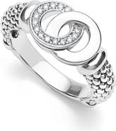 LAGOS Signature Caviar Interlocking Diamond Ring