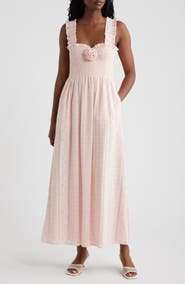 Hill House Home Rosetta Nap Smocked Bodice Cotton Broderie Anglaise Sundress