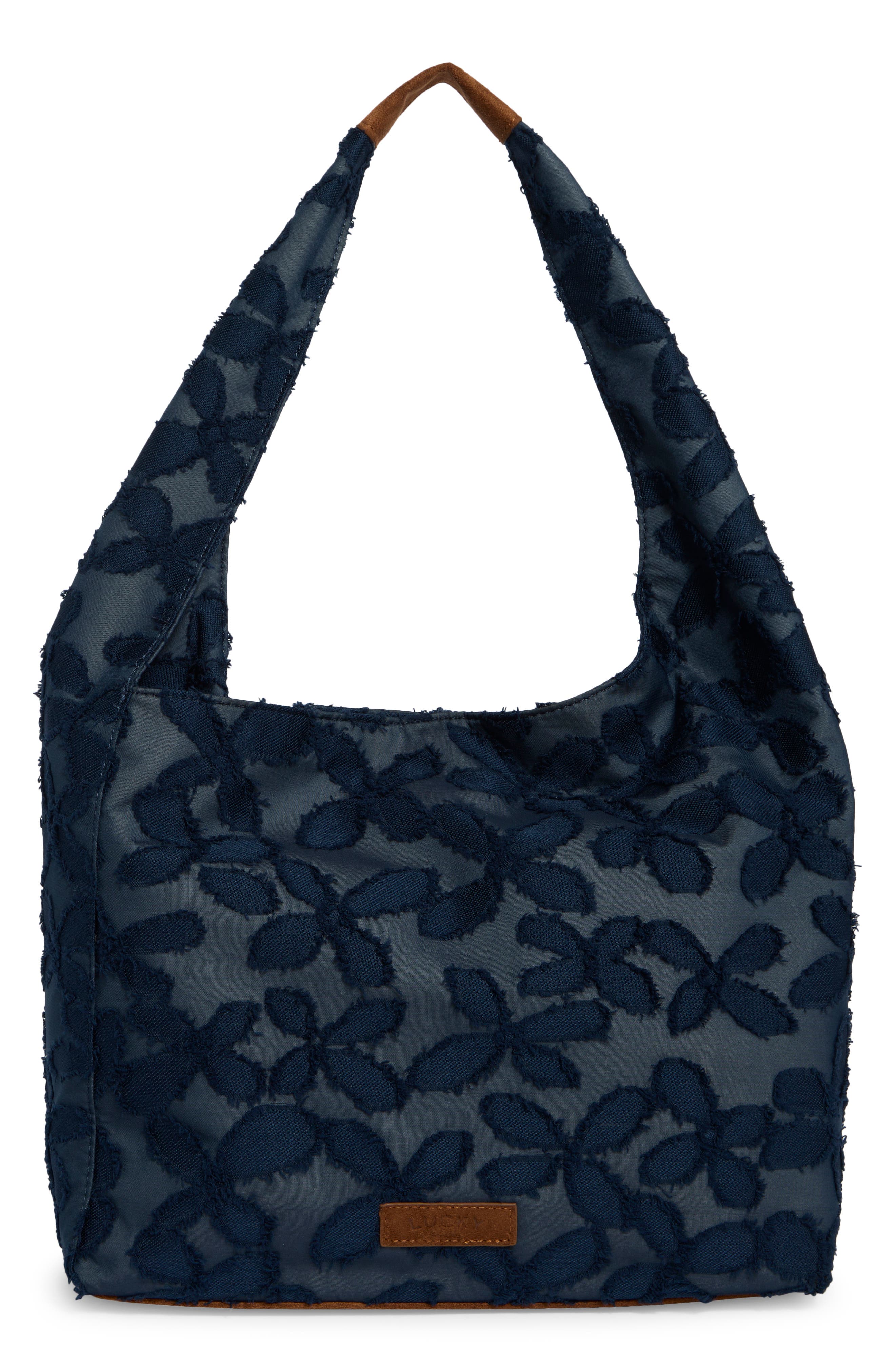 Clem Floral Hobo, Alternate, color, NAVY HONEY TAN FLORAL SUEDE