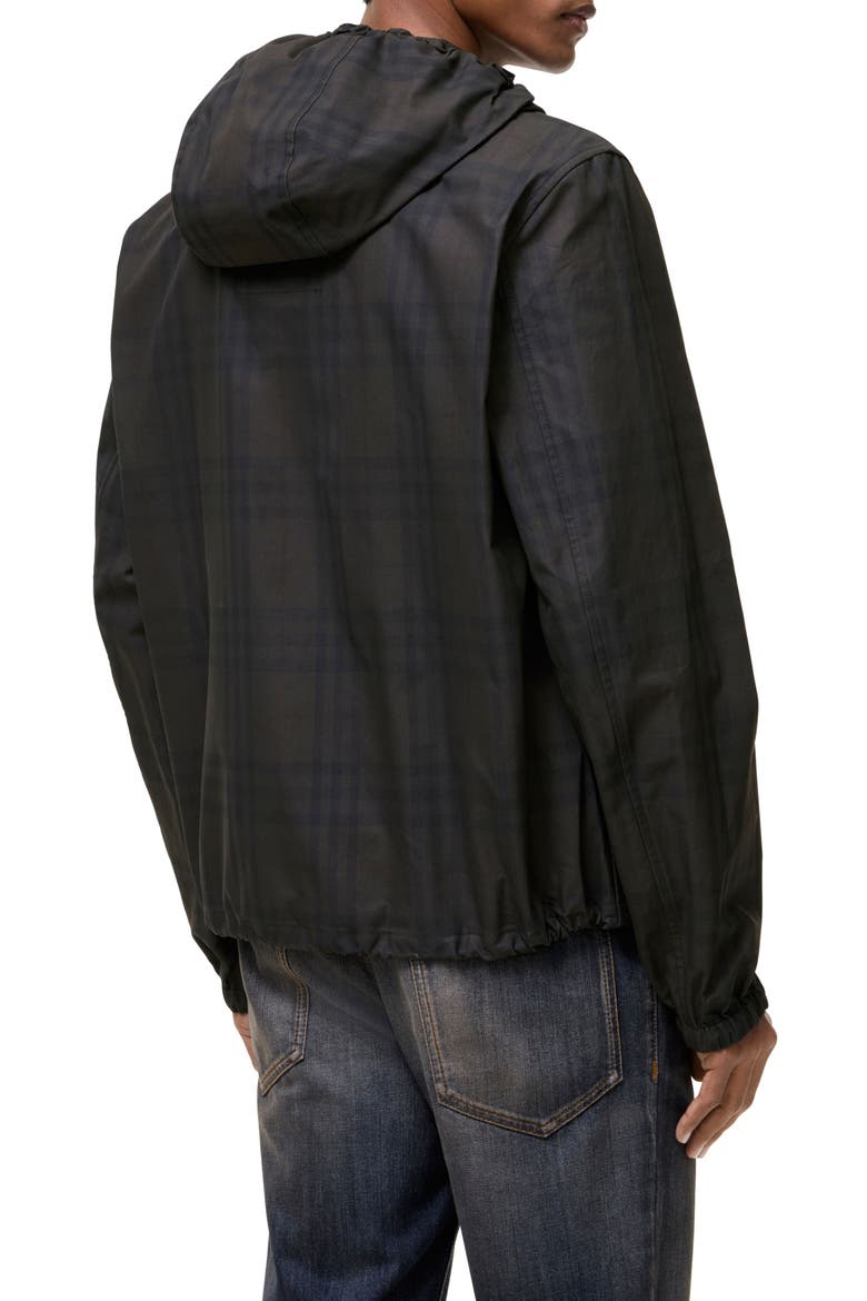 Newport Check Hooded Jacket, Alternate, color, SAND IP CHECK