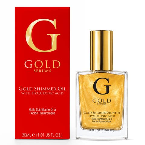 Gold Shimmer Oil with Hyaluronic Acid