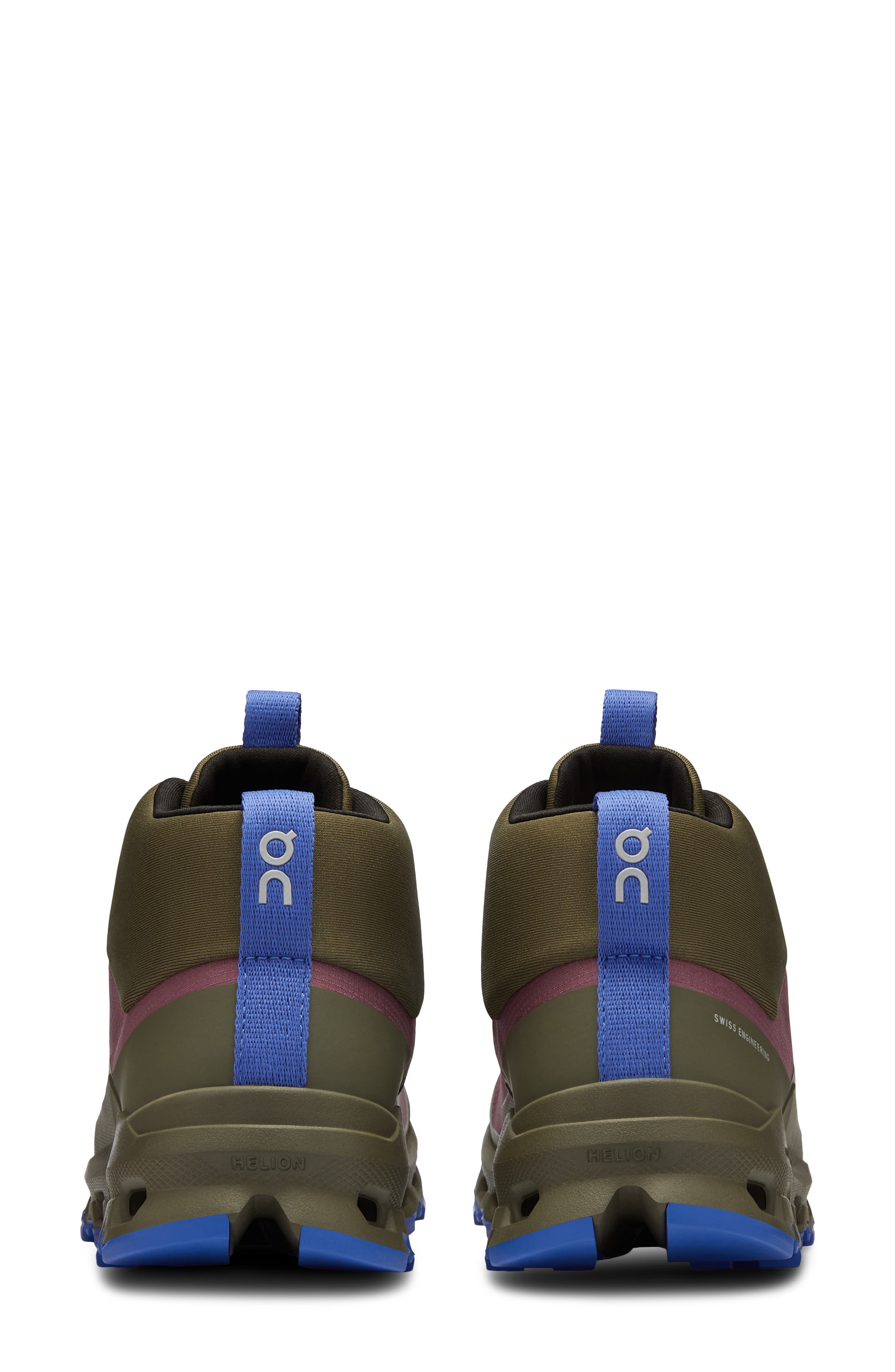 On Kids' Cloudhero Mid Waterproof Sneaker, Alternate, color, Cherry/Olive