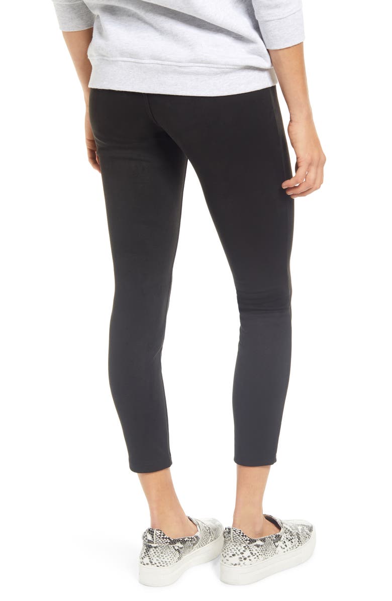Hue Microsuede Leggings, Alternate, color, 