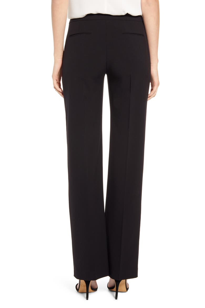 Stretch Flare Leg Pants, Alternate, color, ANNE BLACK
