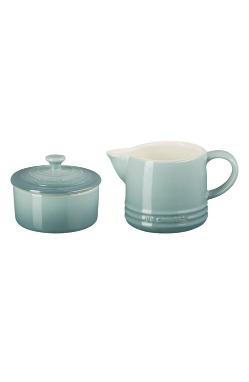Le Creuset Sea Salt Signature Cream & Sugar Set With $6 Credit In Sea Salt