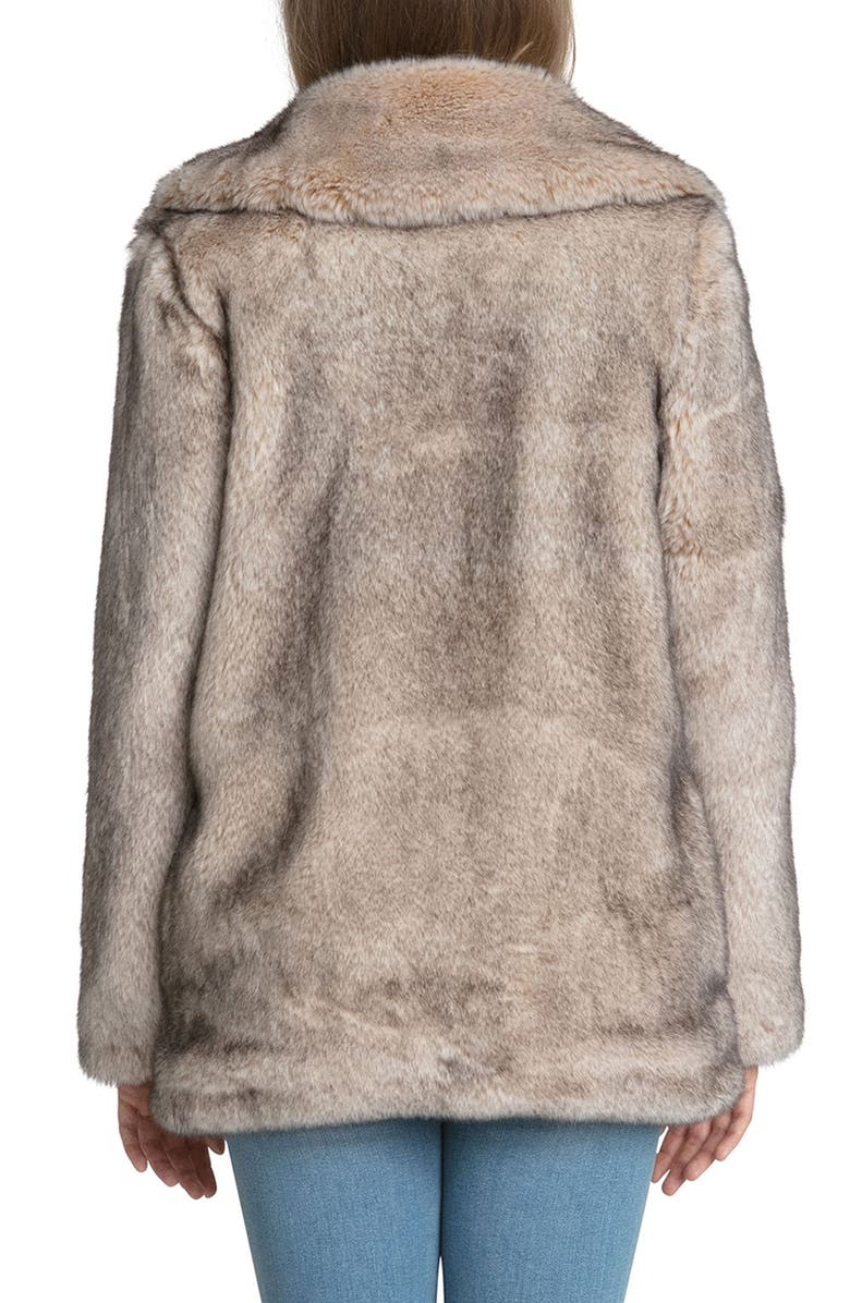 Avec Les Filles Faux Fur Swing Coat, Alternate, color, 