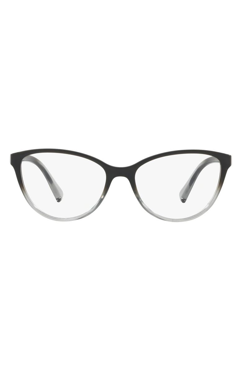 AX Armani Exchange 53mm Cat Eye Reading Glasses, Main, color,