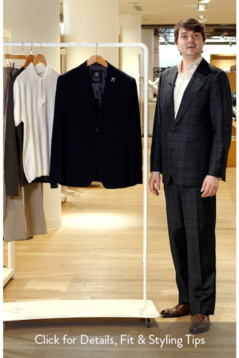 Varick Slim Fit Knit Sport Coat video