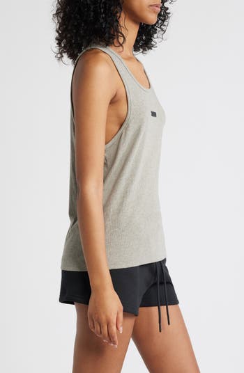 Logo Cotton Blend Tank