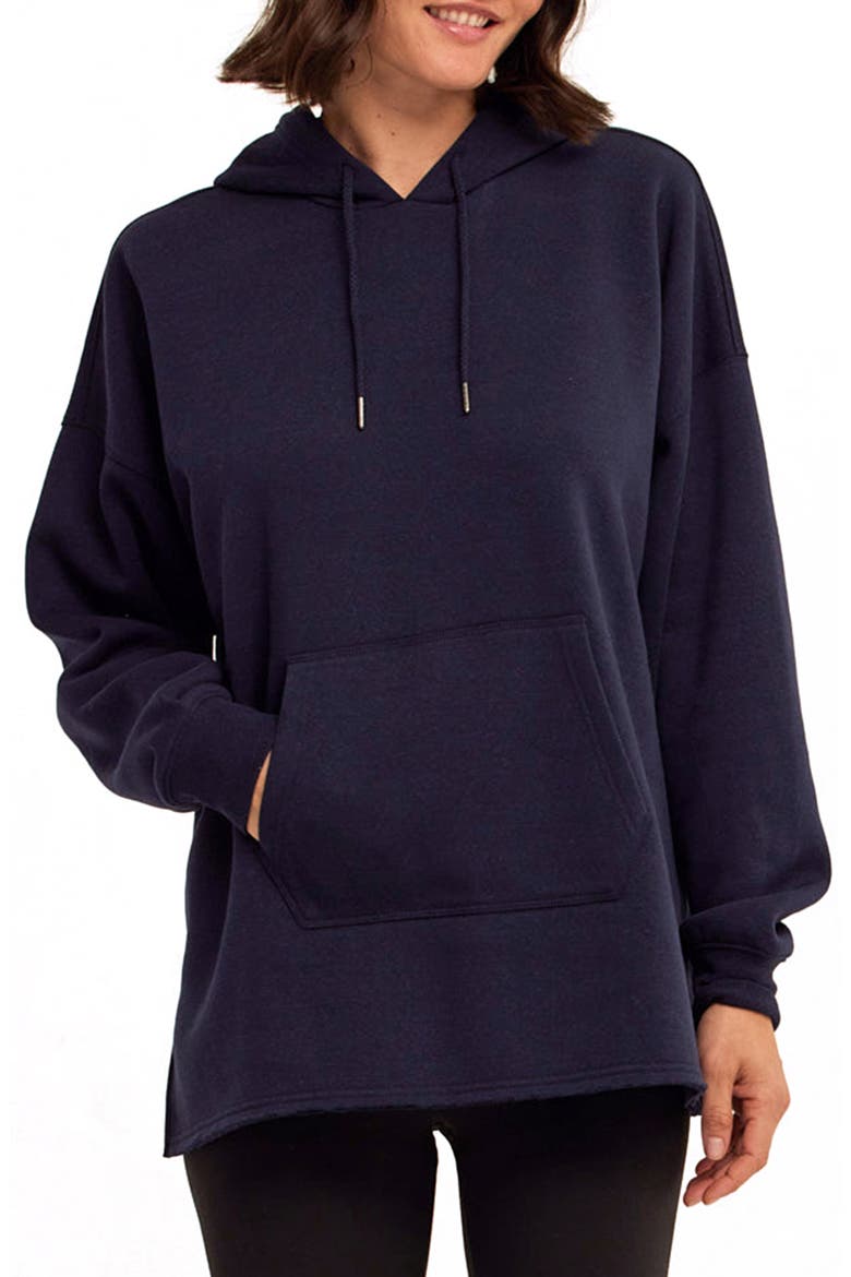 Missy Triblend Fleece Tunic, Main, color, STARGAZER
