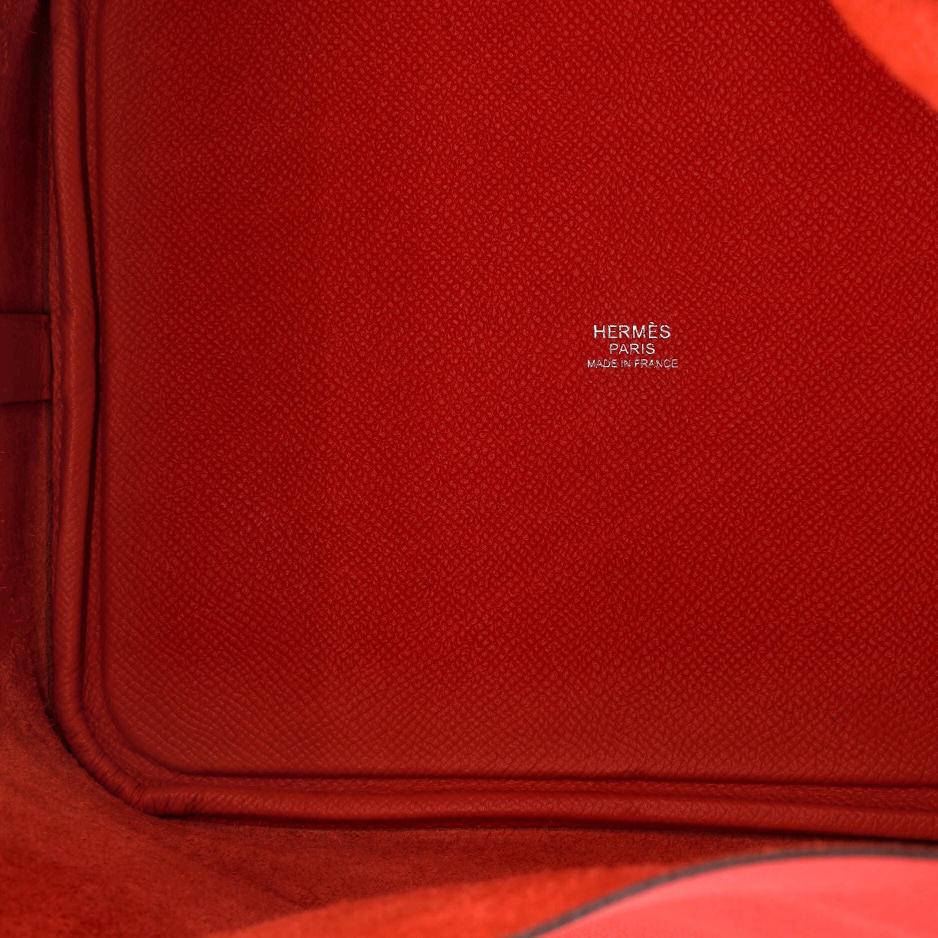 Picotin Lock Bag Tressage Epsom MM, Alternate, color, Red