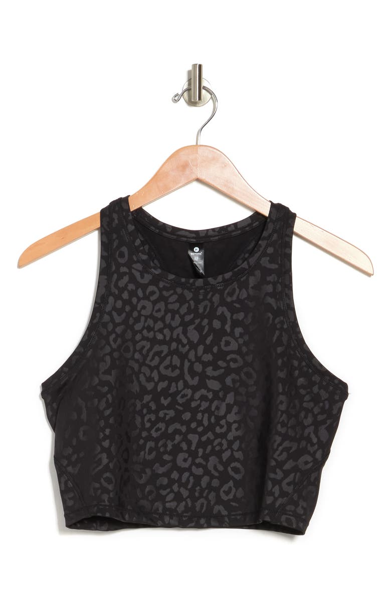 90 DEGREE BY REFLEX Lux Disco Foil Crop Top, Alternate, color, 