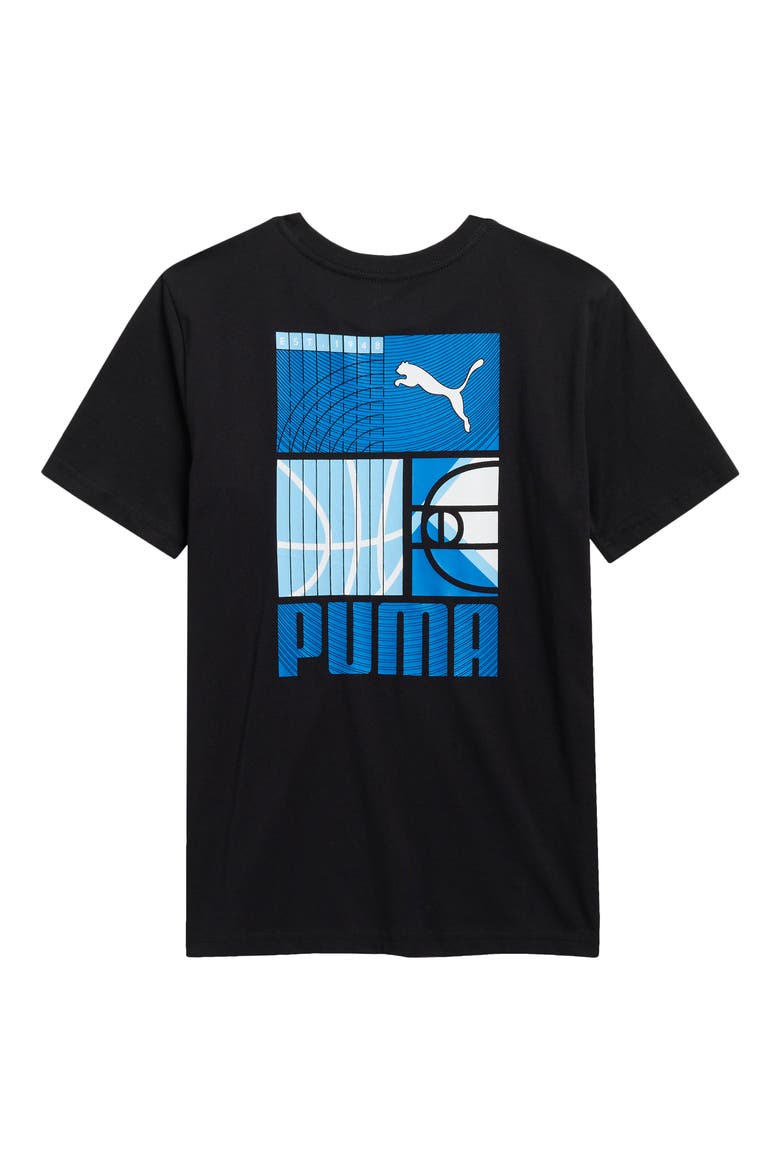 Kids' Recess Graphic T-Shirt, Alternate, color, BLACK