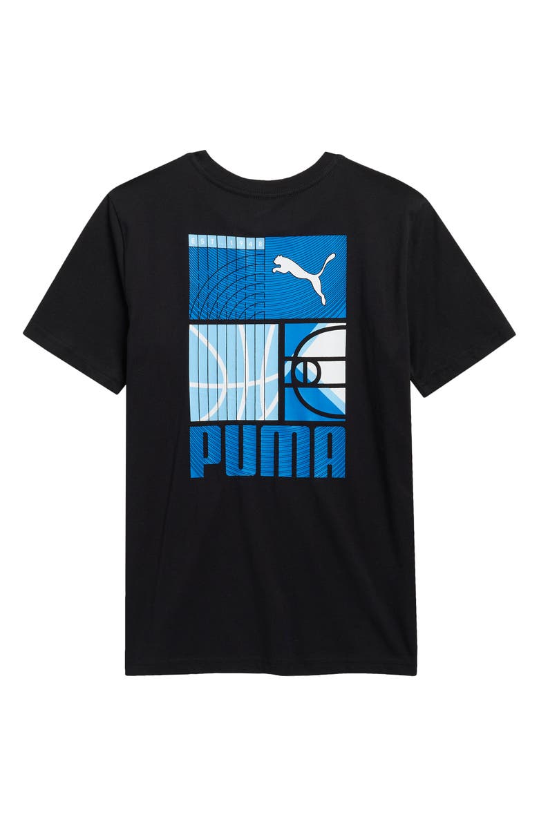 PUMA Kids' Recess Graphic T-Shirt, Alternate, color, Black