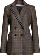 Veronica Beard Hedi Plaid Dickey Jacket