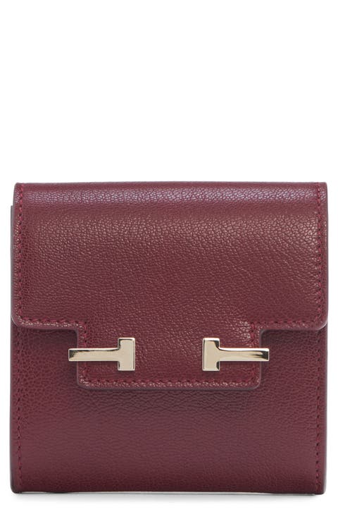 Double T Leather Card Holder