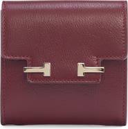 TOM FORD Double T Leather Card Holder