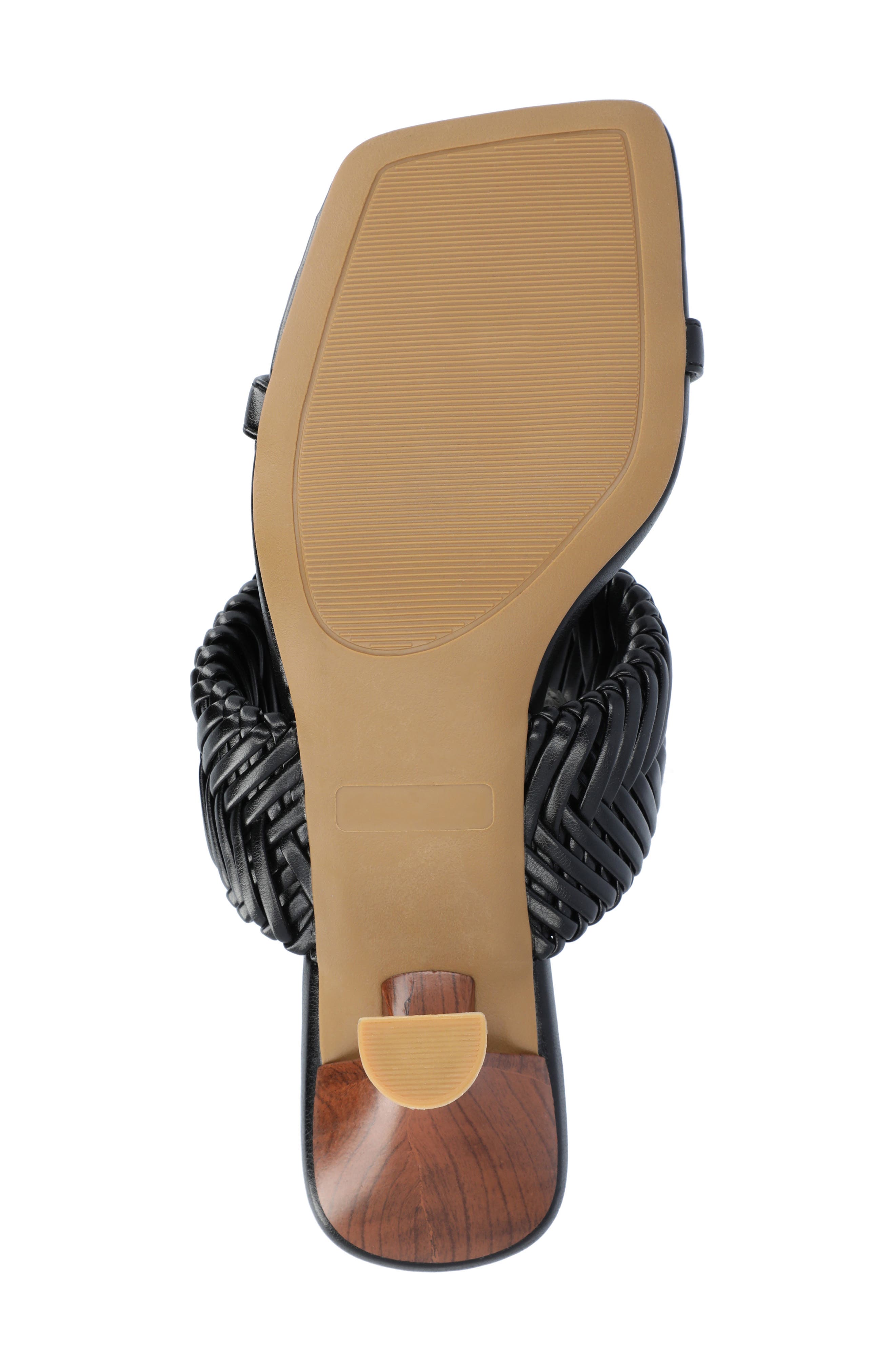 Journee Collection Monyka Sandal, Alternate, color, Black