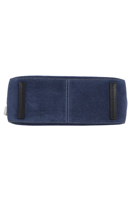 Marc Jacobs Suede Drifter Small Convertible Shoulder Bag In Blue