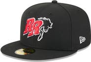 New Era Men's New Era Black Frisco RoughRiders Theme Nights 59FIFTY Fitted Hat