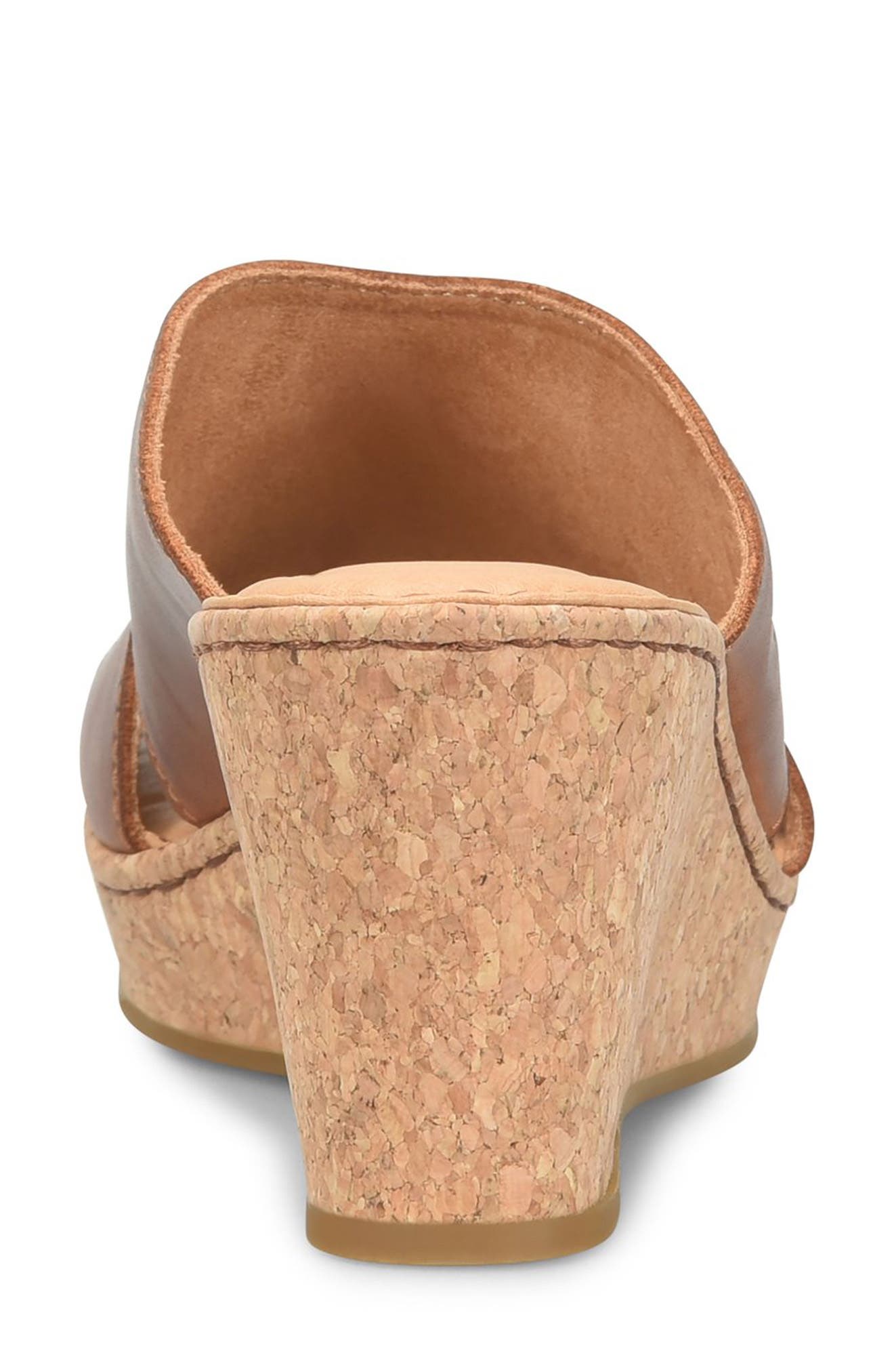 Sorine Platform Wedge Sandal, Alternate, color, BROWN