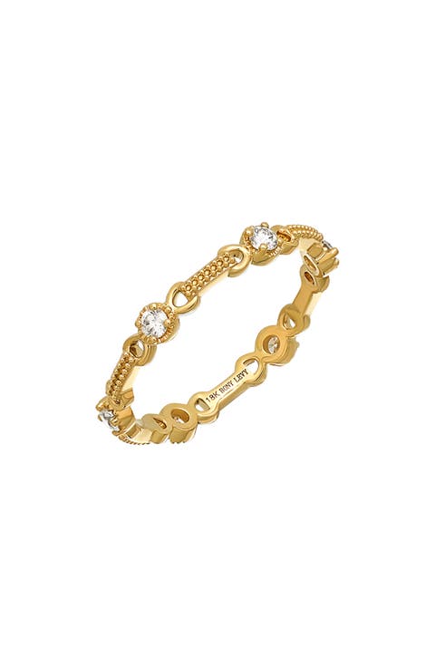 Varda 18K Yellow Gold Diamond Stackable Ring