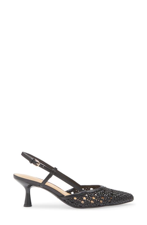 Nine West Rowen Pointed Toe Slingback Pump In Black