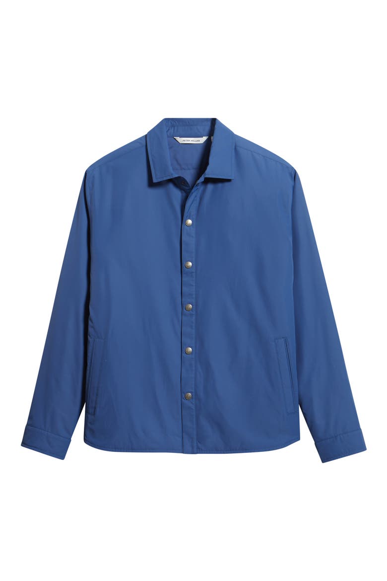Brighton Water Resistant Snap Front Shirt Jacket, Alternate, color, WINDSOR BLUE