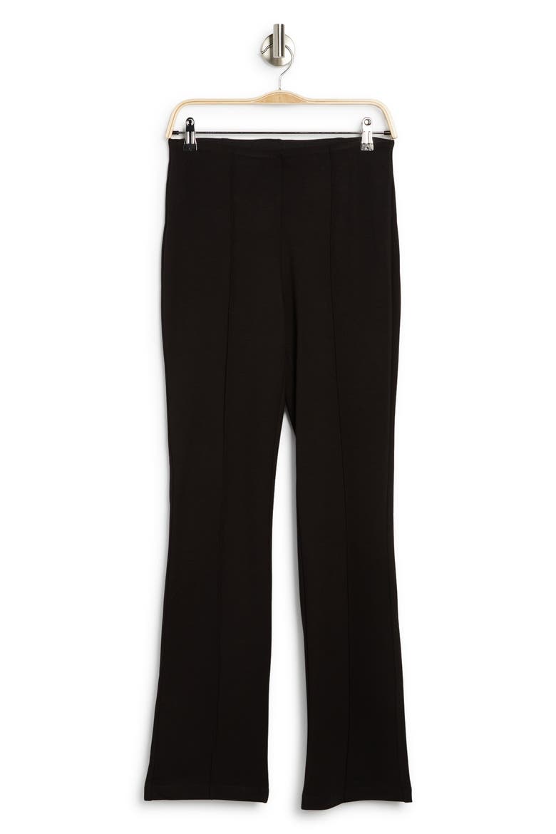 High Waist Bootcut Pointe Pants, Alternate, color, BLACK